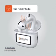 Porodo Soundtec Glimpse Wireless Earbuds White - PD-STWLEP040-WH