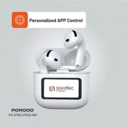 Porodo Soundtec Glimpse Wireless Earbuds White - PD-STWLEP040-WH