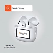 Porodo Soundtec Glimpse Wireless Earbuds White - PD-STWLEP040-WH