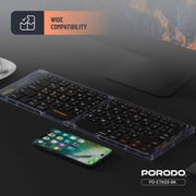 Porodo Bluetooth Folding Keyboard Black - PD-ETK03-BK