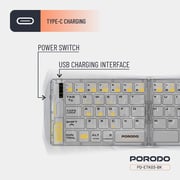 Porodo Bluetooth Folding Keyboard Black - PD-ETK03-BK