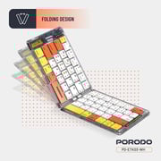 Porodo Bluetooth Folding Keyboard White - PD-ETK03-WH