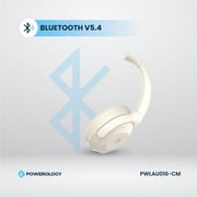 Powerology Hybrid Wireless On Ear Headset Cream - PWLAU016-CM