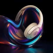 Powerology Hybrid Wireless On Ear Headset Cream - PWLAU016-CM