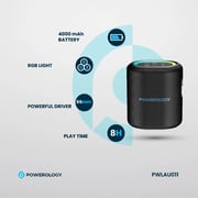 Powerology Bluetooth Speaker Black - PWLAU011