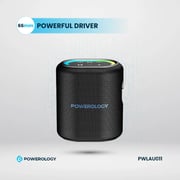 Powerology Bluetooth Speaker Black - PWLAU011