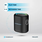 Powerology Bluetooth Speaker Black - PWLAU011