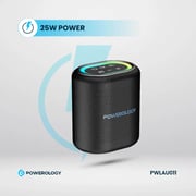 Powerology Bluetooth Speaker Black - PWLAU011
