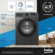 Beko WCV7612UMG FrontLoad Washer 7KG GRY