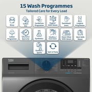 Beko WCV7612UMG FrontLoad Washer 7KG GRY
