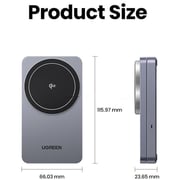 Ugreen 2-in-1 Wireless Charging Stand White - W706-45057