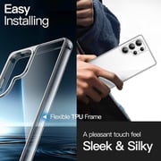 Trands Case With Screen And Lens Protector Clear Samsung Galaxy S25 Ultra - TR-BD2522