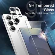 Trands Case With Screen And Lens Protector Clear Samsung Galaxy S25 Ultra - TR-BD2522