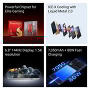 Nubia Redmagic 10s Pro 5G 256GB 12GB RAM Nightfall Dual Sim Smartphone - NX789J - International Version
