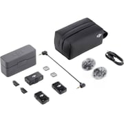 DJI Mic 2 Wireless Microphone Black - CP.RN.00000325.02