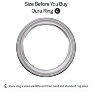 Oura Ring 4 Smart Ring Size 14 Silver - JZ90-54217-14