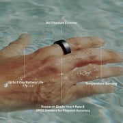 Oura Ring 4 Smart Ring Size 14 Stealth - JZ90-54218-14