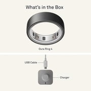 Oura Ring 4 Smart Ring Size 14 Stealth - JZ90-54218-14