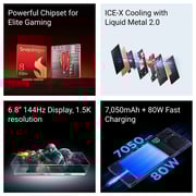 Nubia Redmagic 10s Pro 5G 1TB 24GB RAM Moonlight Dual Sim Smartphone - NX789J - International Version