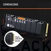 Western Digital Sn850 Internal Solid State Drive NVMe 2TB Black - WDS200T1XHE-00AFY0