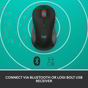 Logitech M550 L Signature Wireless Mouse Black - 910-007238