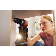 Black and Decker Cordless Hammer Drill - BD-BCD383D1XC-GB