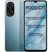 Xiaomi Poco C71 4G 64GB 3GB RAM Blue Dual Sim Smartphone - 25028PC03G - International Version