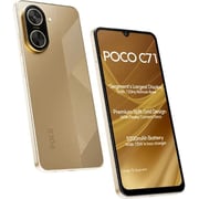 Xiaomi Poco C71 4G 128GB 4GB RAM Desert Gold Dual Sim Smartphone - 25028PC03G - International Version