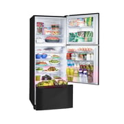 Tornado 351 Liter Refrigerator 3 Doors, Inverter, No Frost, Black RF-45FTV-BK