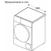 Bosch Series 4 Front Load Tumble Dryer 8 kg - WTN86201GC