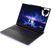 Lenovo Legion 9 18IAX10 Gaming (2025) Laptop - 2nd Series / Intel Core Ultra 9-275HX / 18inch WQUXGA / 4TB SSD / 64GB RAM / 24GB NVIDIA GeForce RTX 5090 / Windows 11 Home / English & Arabic Keyboard / Eclipse Black / Middle East Version - [83EY0002AX]