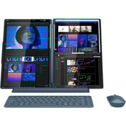 Lenovo Yoga Book 9 14IAH10 2-in-1 Convertible (2025) Laptop - 2nd Series / Intel Core Ultra 9-285H / 14inch 2.8K / 1TB SSD / 32GB RAM / Shared Intel Arc 140T / Windows 11 Home / English & Arabic Keyboard / Tidal Teal / Middle East Version - [83KJ000LAX]