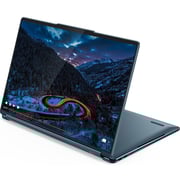 Lenovo Yoga Book 9 14IAH10 2-in-1 Convertible (2025) Laptop - 2nd Series / Intel Core Ultra 9-285H / 14inch 2.8K / 1TB SSD / 32GB RAM / Shared Intel Arc 140T / Windows 11 Home / English & Arabic Keyboard / Tidal Teal / Middle East Version - [83KJ000LAX]