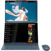 Lenovo Yoga Book 9 14IAH10 2-in-1 Convertible (2025) Laptop - 2nd Series / Intel Core Ultra 9-285H / 14inch 2.8K / 1TB SSD / 32GB RAM / Shared Intel Arc 140T / Windows 11 Home / English & Arabic Keyboard / Tidal Teal / Middle East Version - [83KJ000LAX]