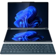 Lenovo Yoga Book 9 14IAH10 2-in-1 Convertible (2025) Laptop - 2nd Series / Intel Core Ultra 9-285H / 14inch 2.8K / 1TB SSD / 32GB RAM / Shared Intel Arc 140T / Windows 11 Home / English & Arabic Keyboard / Tidal Teal / Middle East Version - [83KJ000LAX]