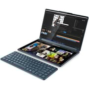 Lenovo Yoga Book 9 14IAH10 2-in-1 Convertible (2025) Laptop - 2nd Series / Intel Core Ultra 9-285H / 14inch 2.8K / 1TB SSD / 32GB RAM / Shared Intel Arc 140T / Windows 11 Home / English & Arabic Keyboard / Tidal Teal / Middle East Version - [83KJ000LAX]