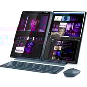 Lenovo Yoga Book 9 14IAH10 2-in-1 Convertible (2025) Laptop - 2nd Series / Intel Core Ultra 9-285H / 14inch 2.8K / 1TB SSD / 32GB RAM / Shared Intel Arc 140T / Windows 11 Home / English & Arabic Keyboard / Tidal Teal / Middle East Version - [83KJ000LAX]