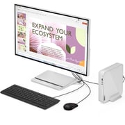 Lenovo IdeaCentre 01IRH8 Mini (2025) Desktop - 13th Gen / Intel Core i7-13620H / 512GB SSD / 16GB RAM / Shared Intel UHD Graphics / Windows 11 Home / Cloud Grey / Middle East Version - [90W2009BEV]