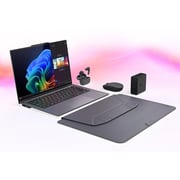 Lenovo ThinkPad X9-14 Gen 1 Aura Edition (2025) Copilot+ PC - 2nd Series / Intel Core Ultra 7-258V / 14inch WUXGA / 1TB SSD / 32GB RAM / Intel Arc 140V / Windows 11 Pro / English & Arabic Keyboard / Grey / Middle East Version - [21QA002CGR] + Headphone