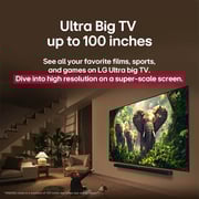 LG 100inch QNED86 QNED 4K Mini LED Smart Television (2025 Model) - 100QNED86A6-AMAG
