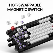 Keychron Q1 HE QMK Wireless Arabic Mechanical Keyboard Carbon Black - Q1H-M1-AR