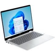 HP OmniBook 5 Flip 2-in-1 Convertible (2024) Laptop - 1st Series / Intel Core 5-120U / 14inch 2K / 512GB SSD / 8GB RAM / Shared Intel Graphics / Windows 11 Home / English Keyboard / Glacier Silver / International Version - [14-FP0013DX]