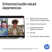 HP OmniBook 5 Flip 2-in-1 Convertible (2024) Laptop - 1st Series / Intel Core 7-150U / 14inch 2K / 512GB SSD / 16GB RAM / Shared Intel Graphics / Windows 11 Home / English Keyboard / Glacier Silver / International Version - [14-FP0023DX]