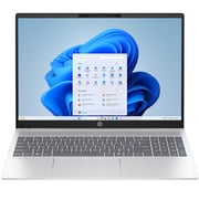 HP OmniBook 5 (2025) Laptop - AMD Ryzen 7-8840U / 16inch 2K / 512GB SSD / 16GB RAM / Shared AMD Radeon 780M Graphics / Windows 11 Home / English & Arabic Keyboard / Glacier Silver / Middle East Version - [16-BC1002NE]