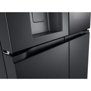 LG InstaView 681L Side By Side Refrigerator, Smart Inverter Black/Steel, GR-X34FFCAB 