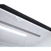 LG InstaView 681L Side By Side Refrigerator, Smart Inverter Black/Steel, GR-X34FFCAB 