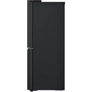 LG InstaView 681L Side By Side Refrigerator, Smart Inverter Black/Steel, GR-X34FFCAB 