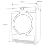 Electrolux UltimateCare 500 Front Load Heat Pump Dryer 8 kg - EDH803J5SC
