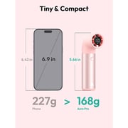 Aecooly Aero Pro Mini Handheld Fan Pink - PH01-PN