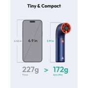 Aecooly Aero Ultra Mini Handheld Fan Blue/Orange - PH03-BO
